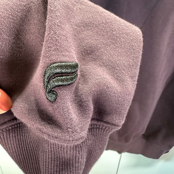 Fabletics Womens Large Plum Hoodie Pullover Long Sleeve Athleisure Comfy Cozy - Picture 4 of 6